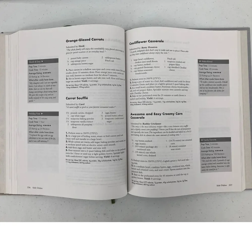 All Recipes Hardcover Top Rated 400+ Recipes Kitchen 2002 Oxmoor House Cookbook